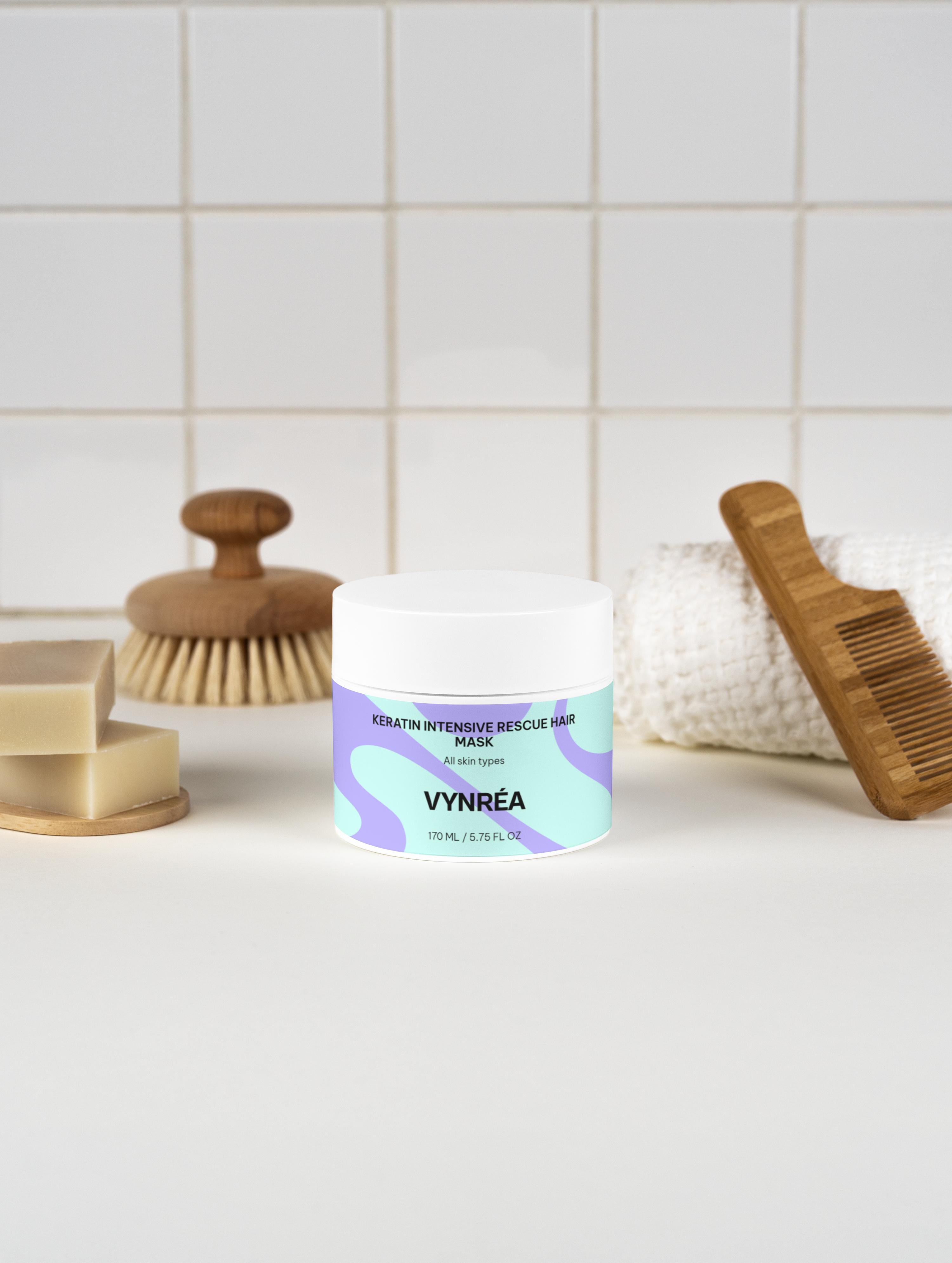 Intensivt återuppbyggande hårmask med keratin