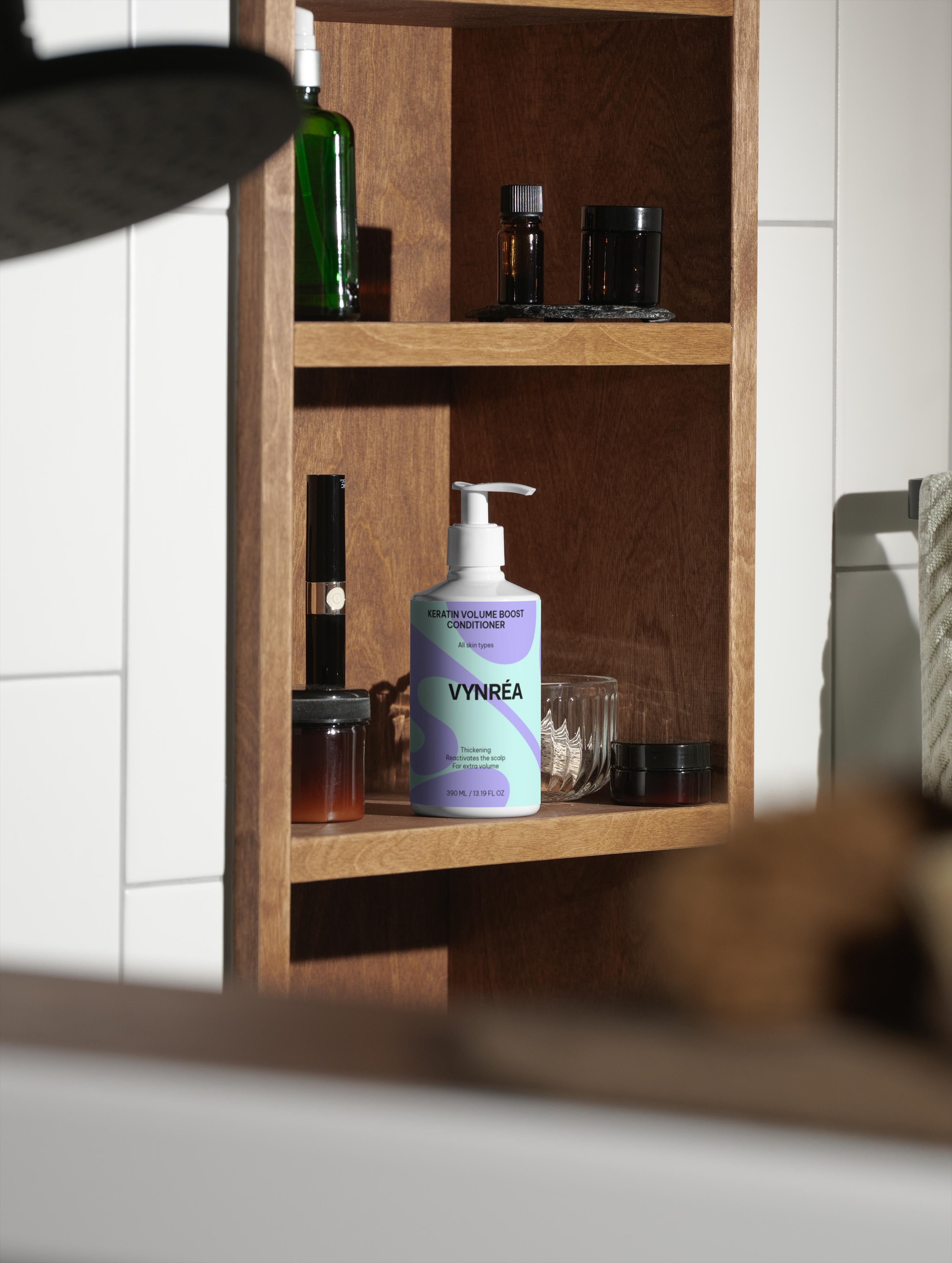 Volymgivande keratinbalsam